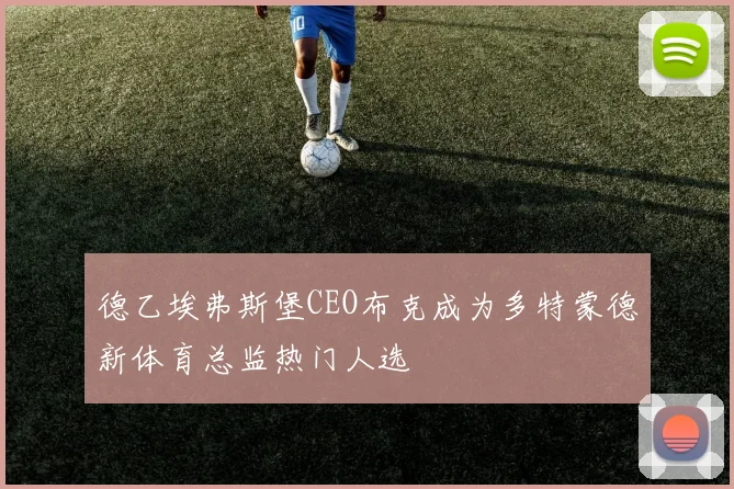 德乙埃弗斯堡CEO布克成为多特蒙德新体育总监热门人选
